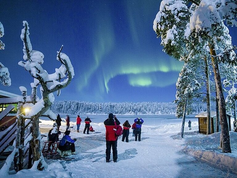 Nordlicht Finnland Winter Wolters Rundreisen