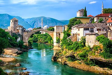 Mostar mit Brücke 