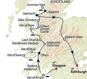  Schottland - die besten Busreisen 