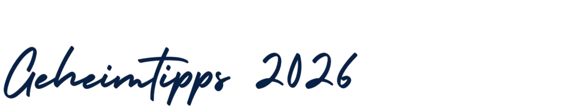 Geheimtipps 2026
