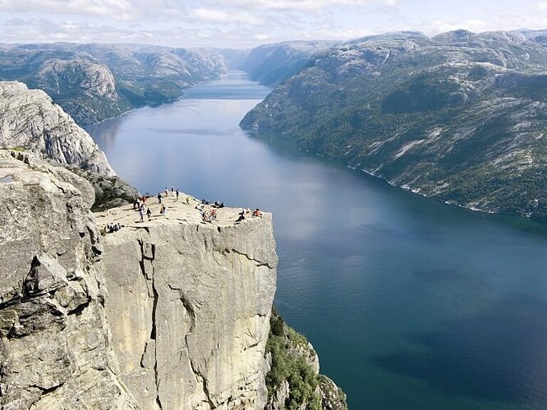 Preikestolen am Lysefjord Norwegen Wolters Rundreise